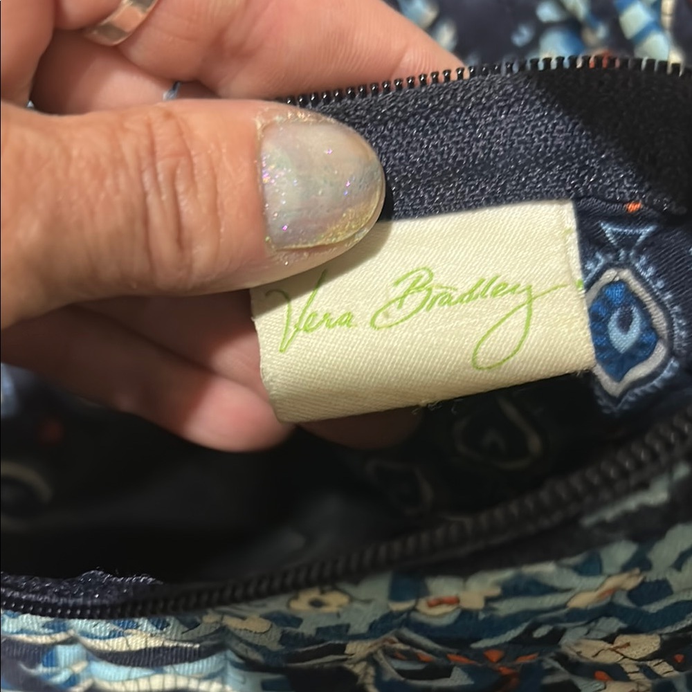 Vera Bradley Paisley Tote Bag needs zipper - Picture 2 of 4